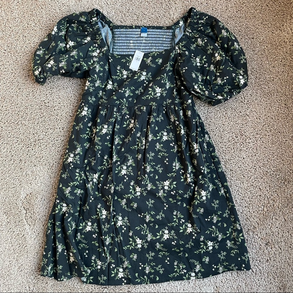 NWT Black Floral Old Navy Dress - Size Small